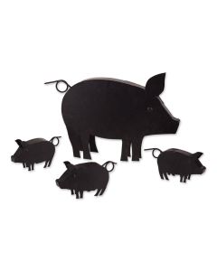 PIG WITH PIGLETS SCULPTURE