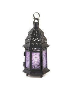 PURPLE MOROCCAN STYLE LANTERN